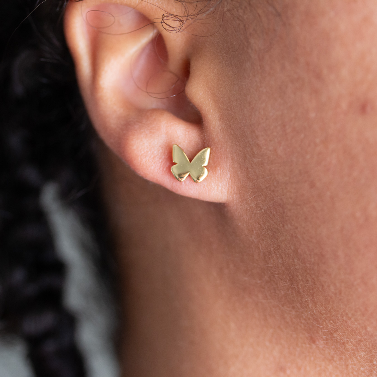 Heaven Inspired Stud Earrings | Gold