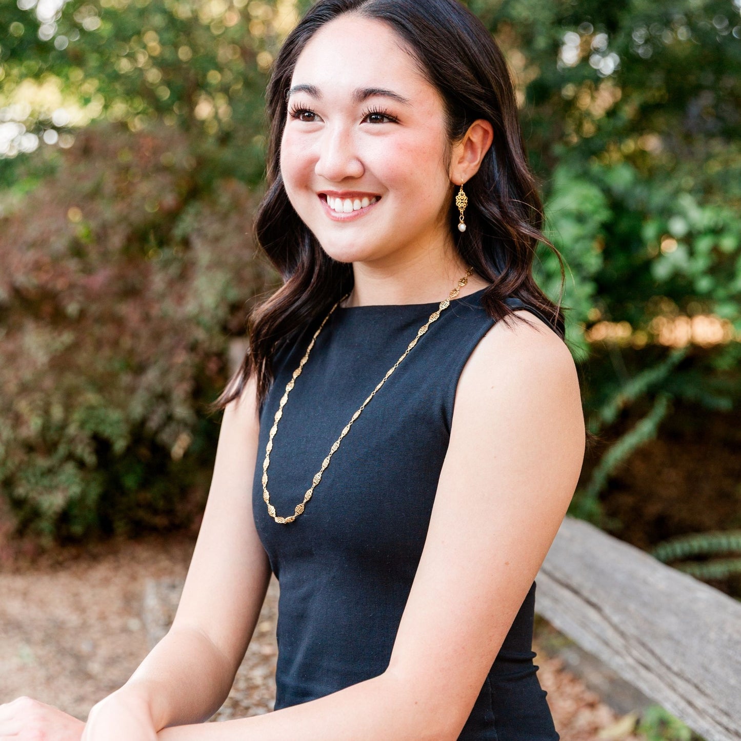 Aden pearl earrings elegant handmade jewelry