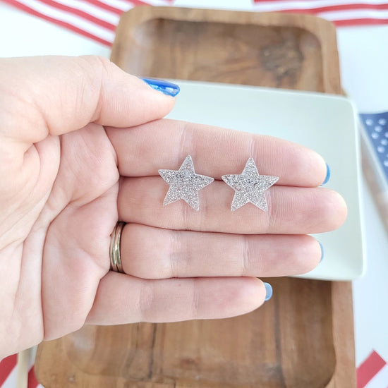 Heaven Inspired Favor Star Stud Earrings