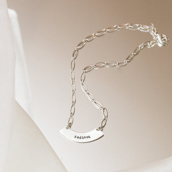 Heaven Inspired Anna Necklace - Silver