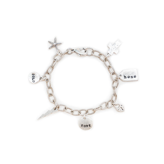 Heaven Inspired Cassia Bracelet - Silver