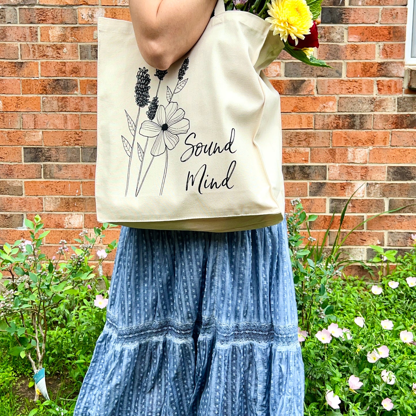 Heaven Inspired Canvas Tote