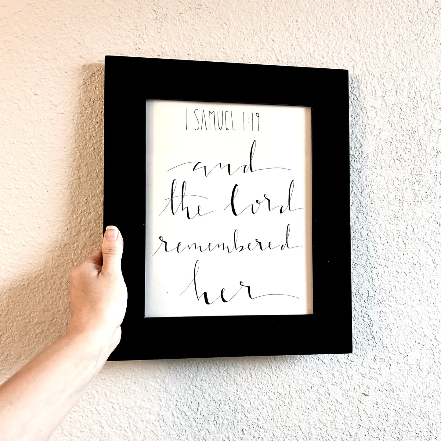 Hand-Lettered Scripture Prints