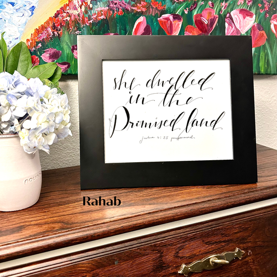 Hand-Lettered Scripture Prints