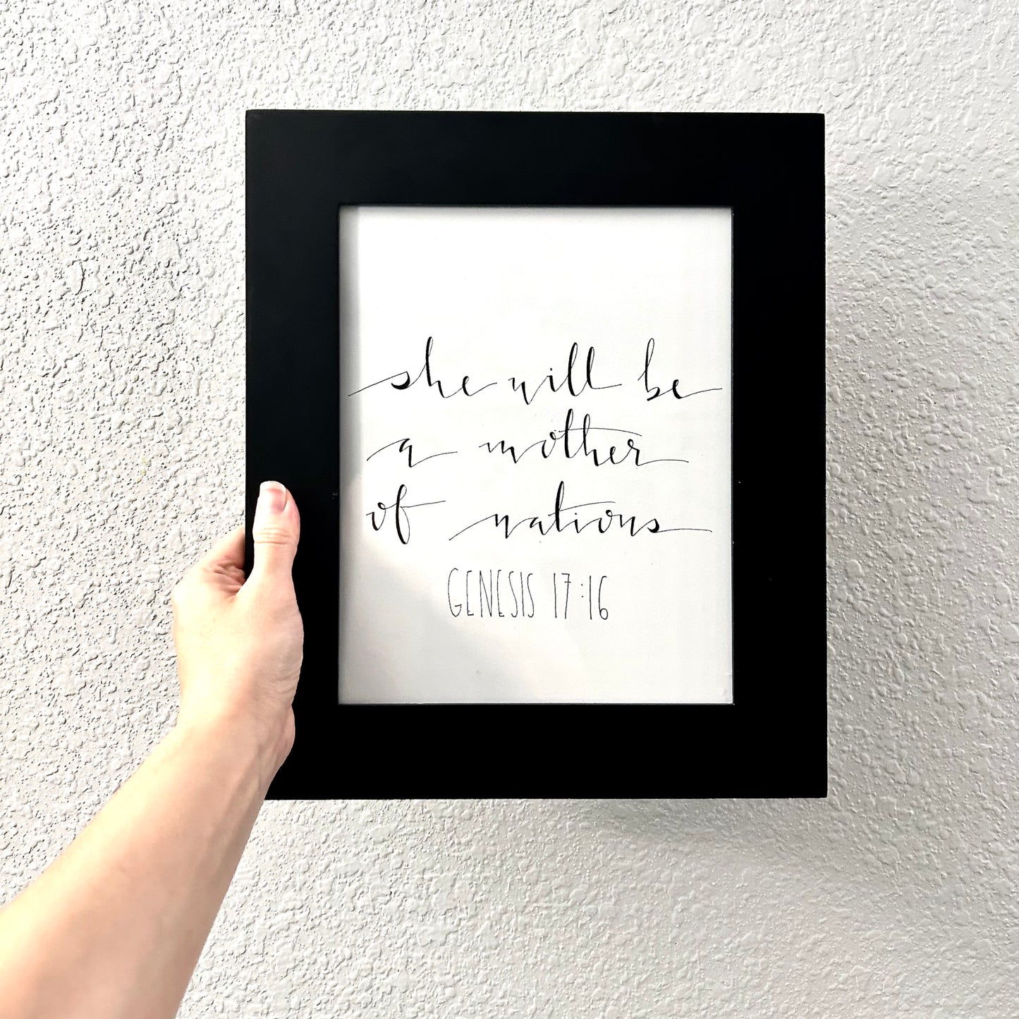 Hand-Lettered Scripture Prints