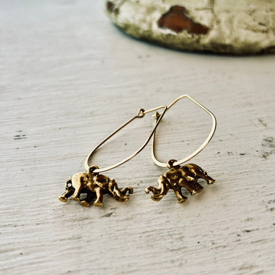 Heaven Inspired Charm Earrings - Gold