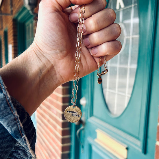 Coming Home Paperclip Necklace