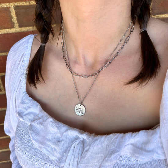 Faith Moves Mountains Layered Necklace