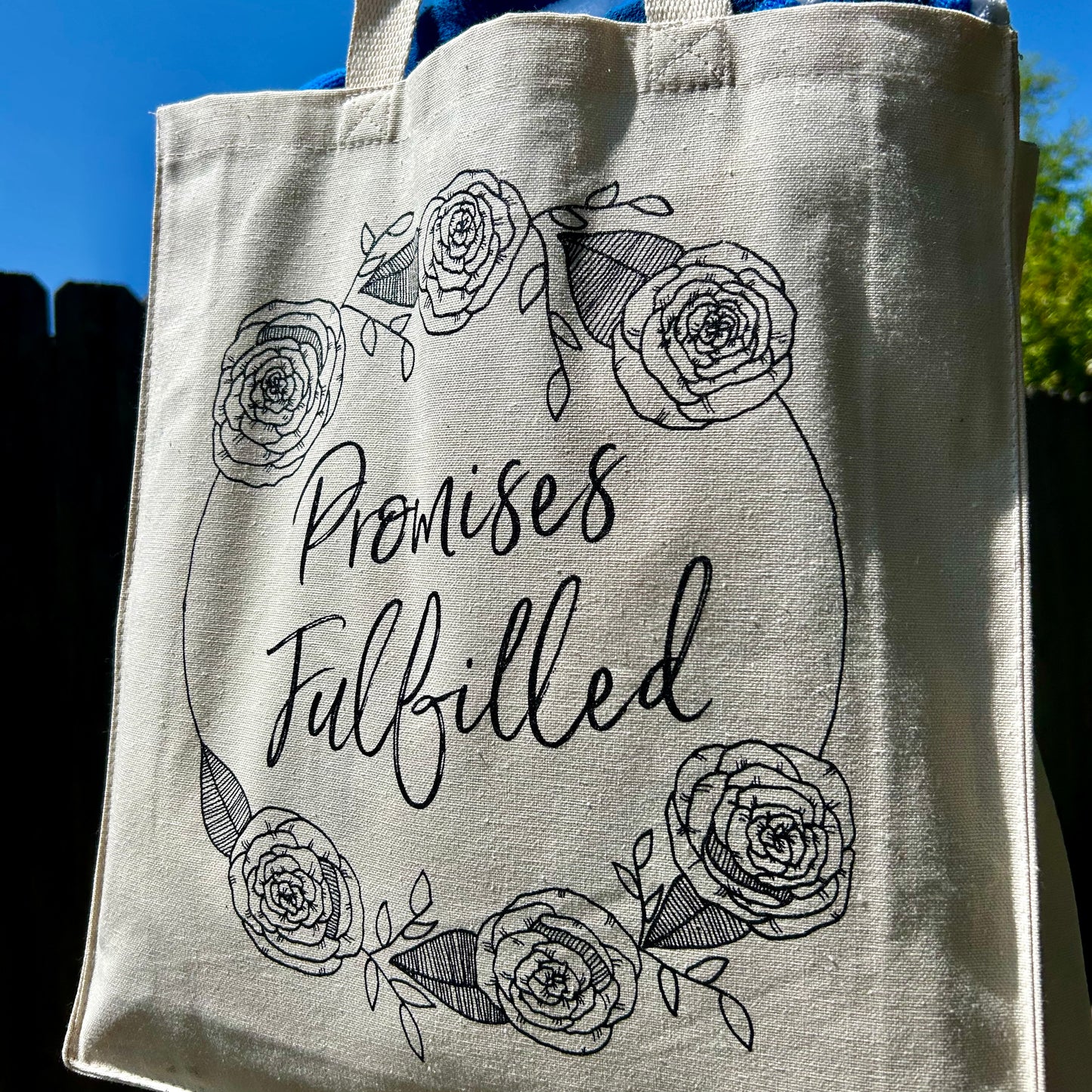 Heaven Inspired Canvas Tote