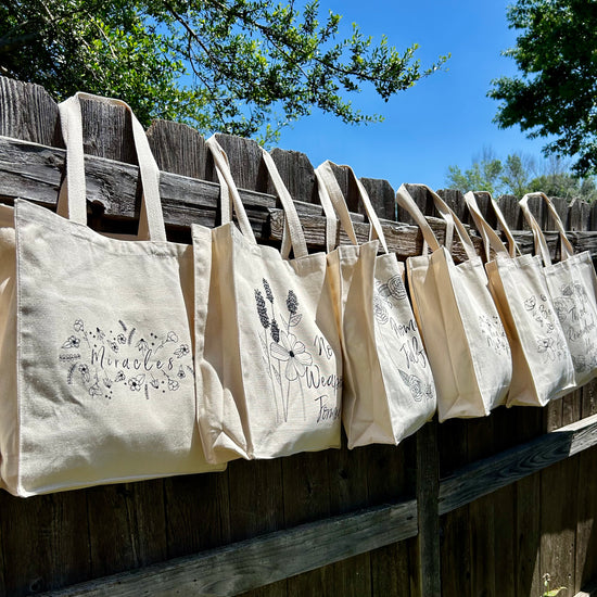 Heaven Inspired Canvas Tote