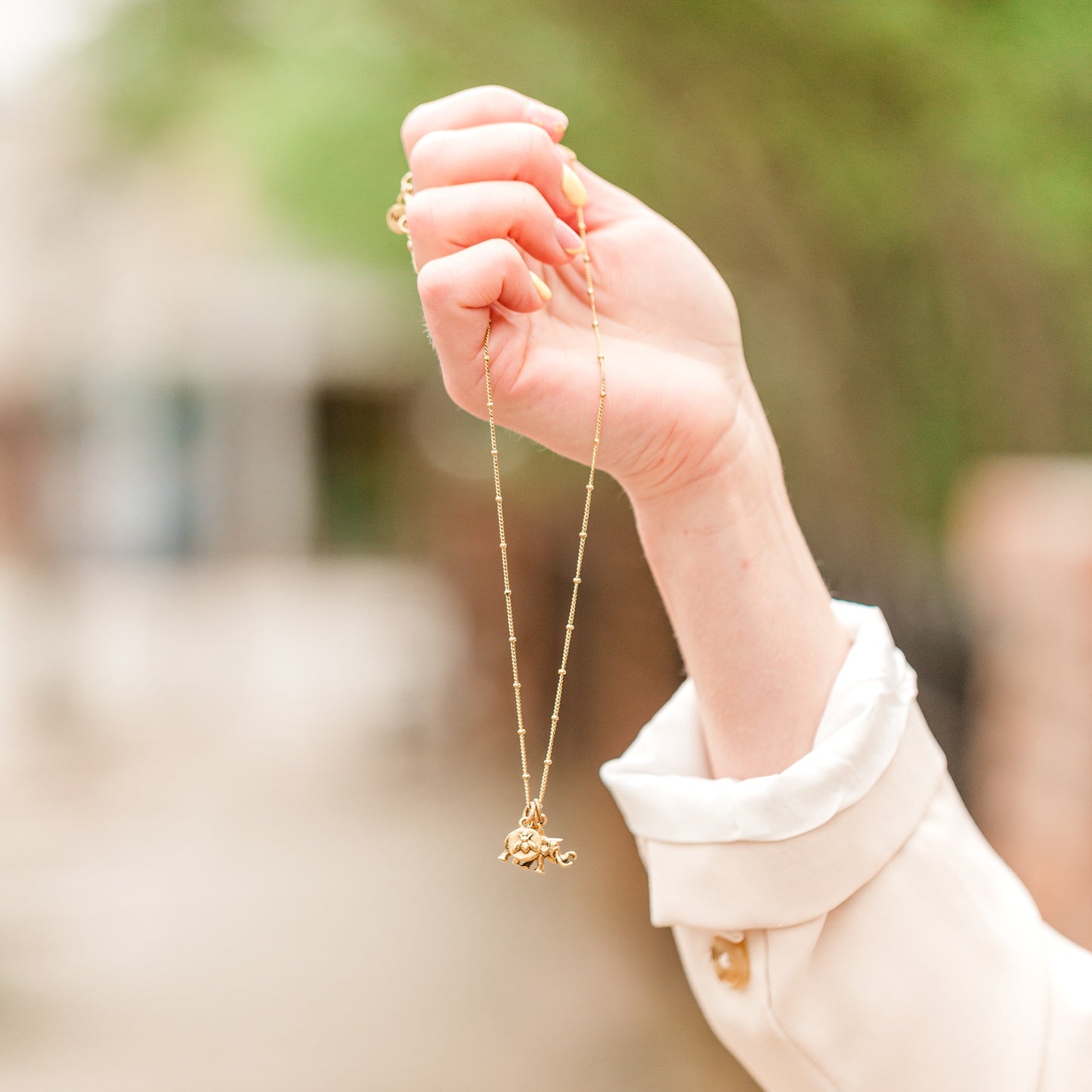 Heaven Inspired Loaves & Fishes Necklace - Gold