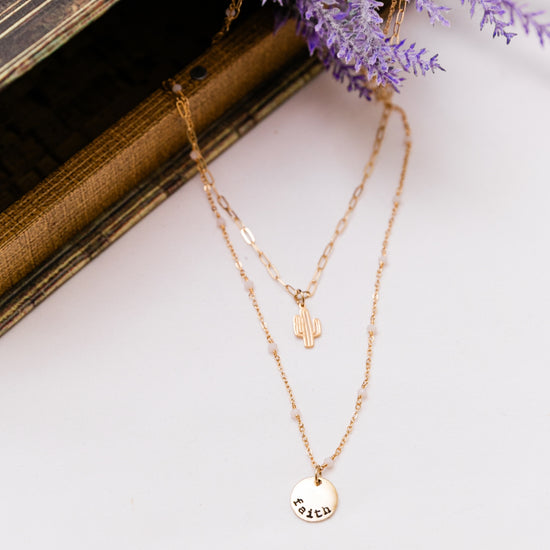 October "Courageous Peace" Necklace