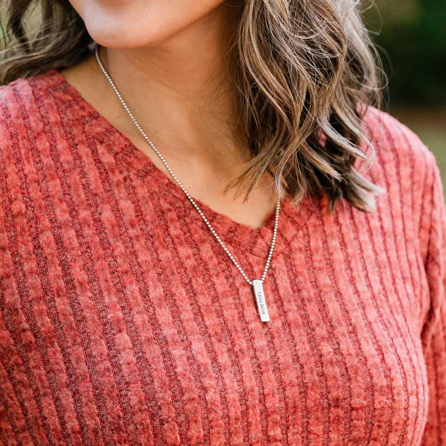 Heaven Inspired Cornerstone Necklace - Silver