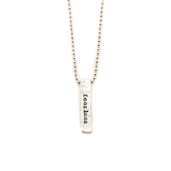 Heaven Inspired Cornerstone Necklace Men's - Silver