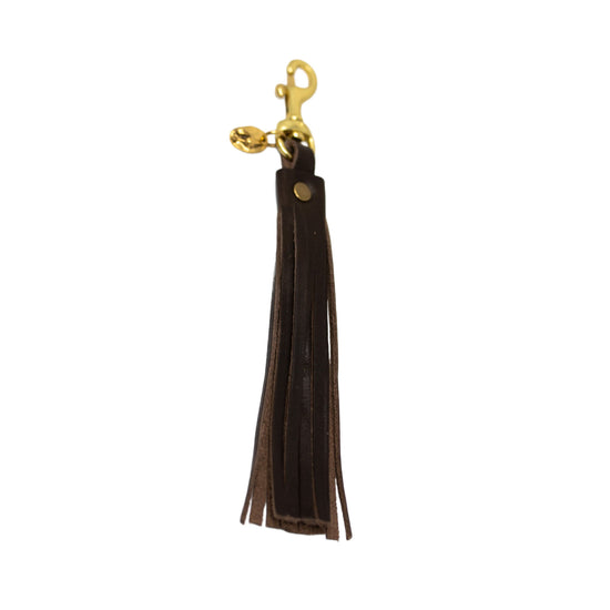 Heaven Inspired Leather Tassel Keychain