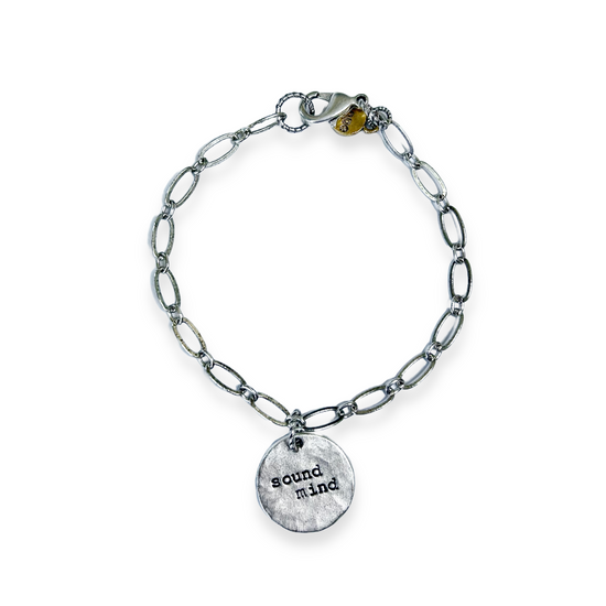 Sound Mind Oval Bracelet