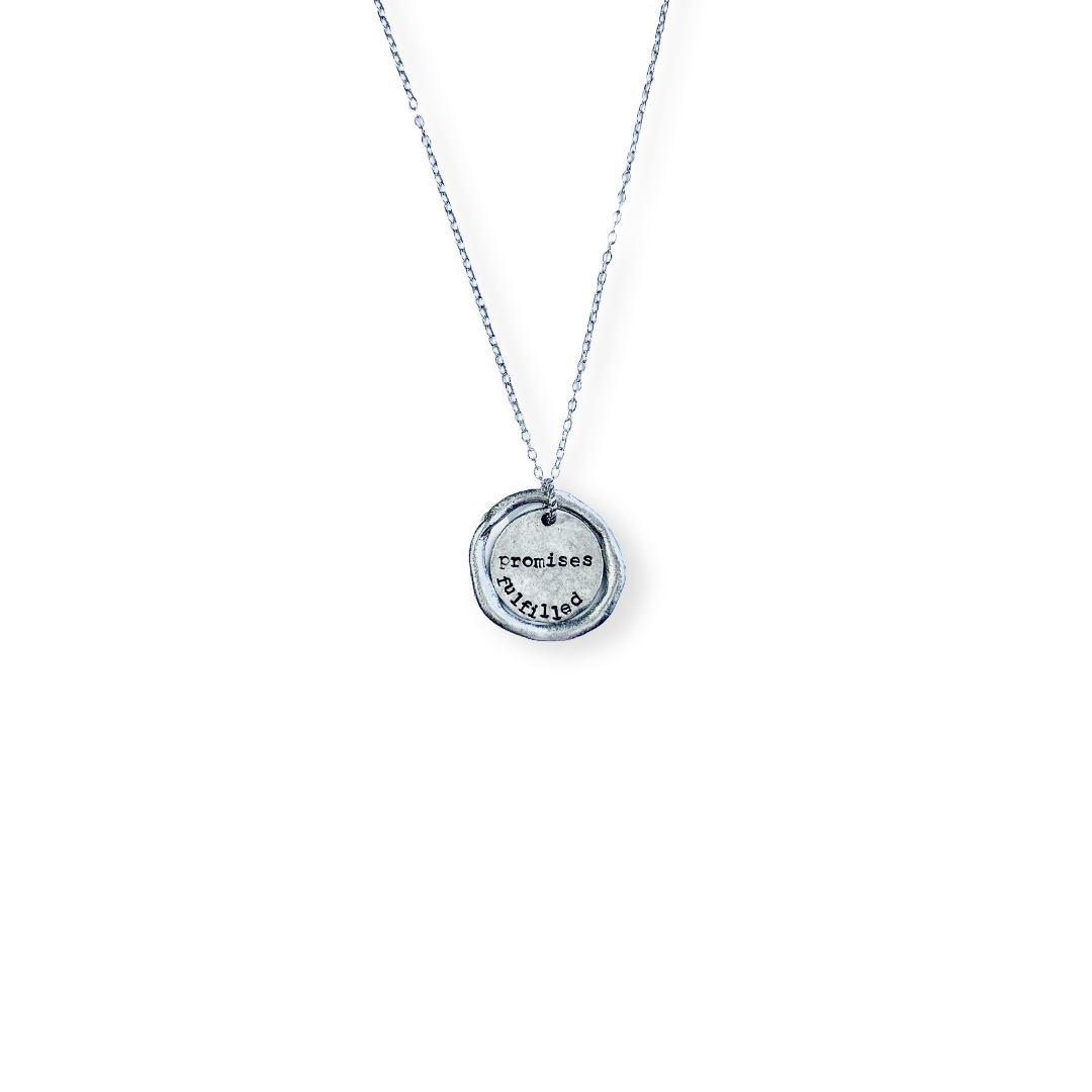 Promises Fulfilled Halo Necklace