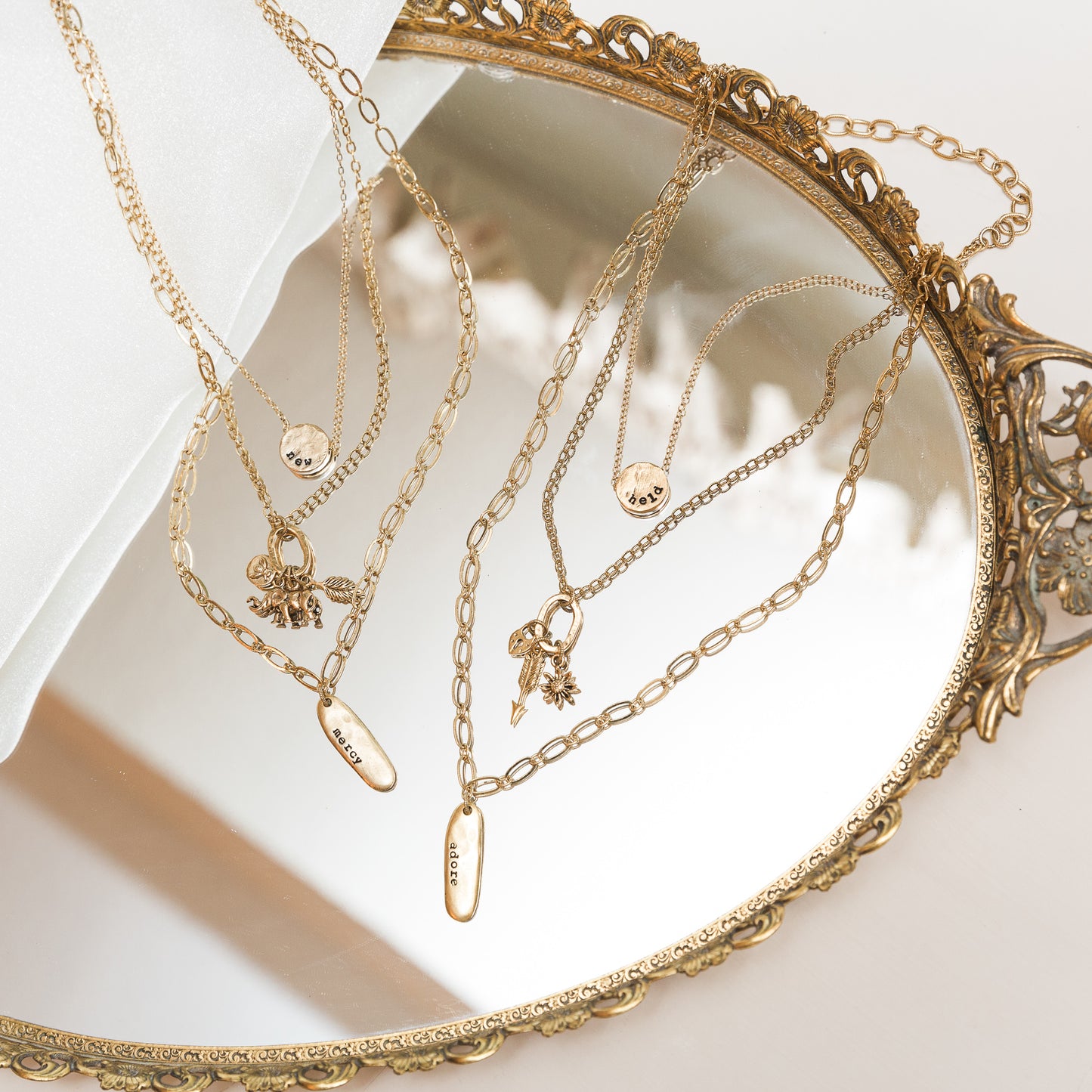 Heaven Inspired Zipporah Necklace - Gold