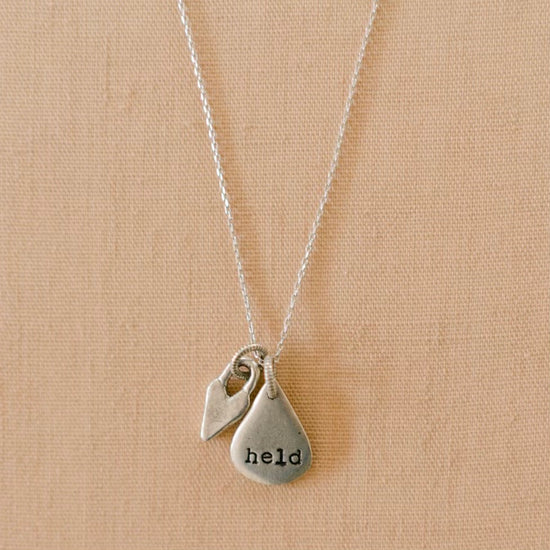 Heaven Inspired Soco Necklace - Silver