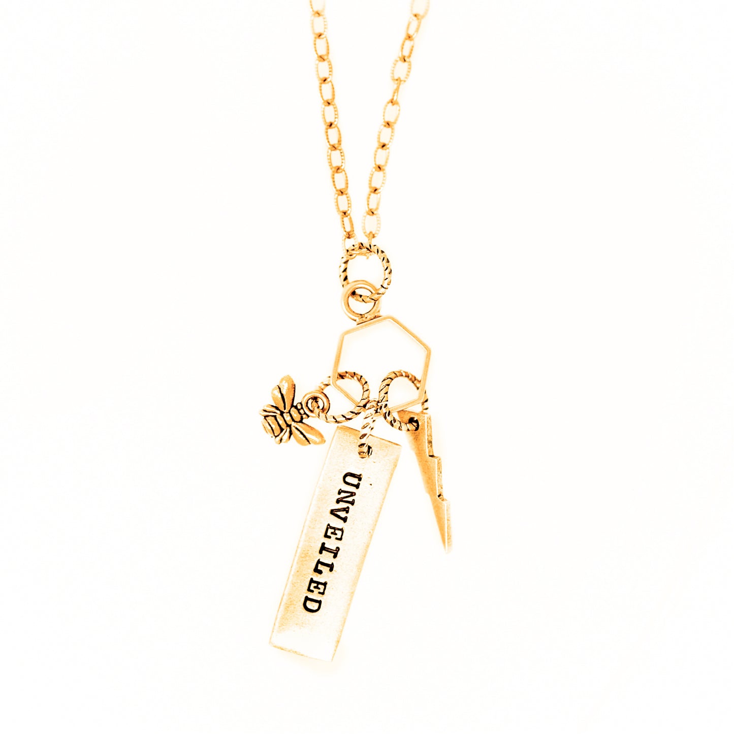 Heaven Inspired Mizpah Necklace - Gold