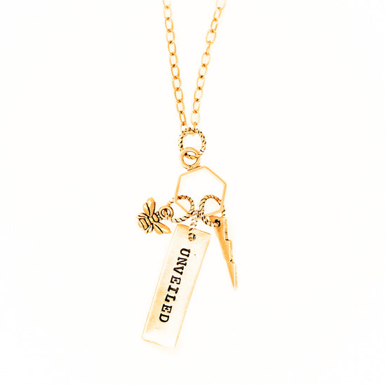 Heaven Inspired Mizpah Necklace - Gold