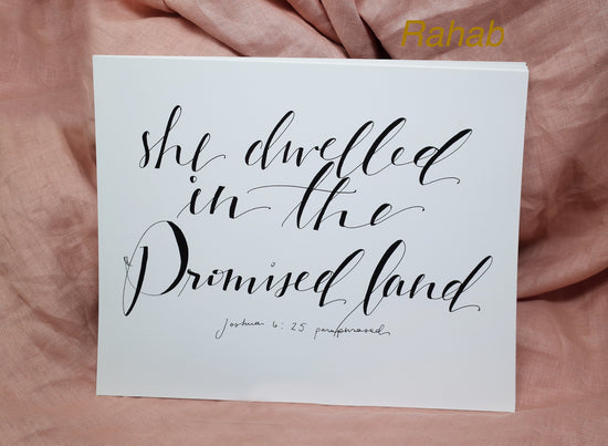 Hand-Lettered Scripture Prints