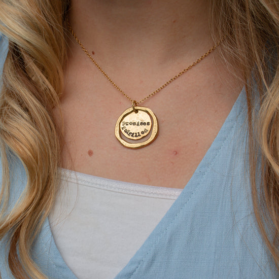 Promises Fulfilled Halo Necklace