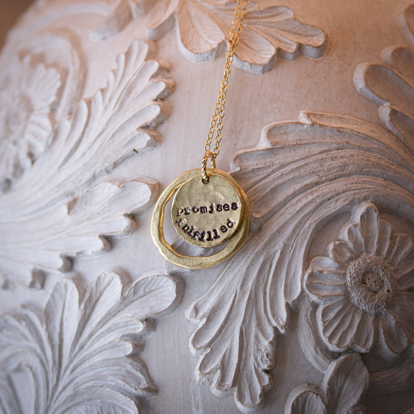 Promises Fulfilled Halo Necklace